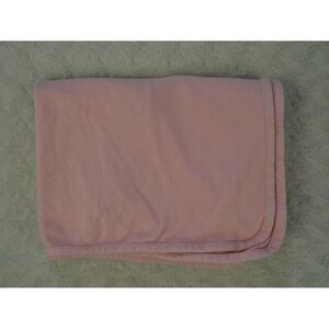 Swaddle Me Summer Infant Solid Light Pink Baby Blanket Jersey Knit Cotton
